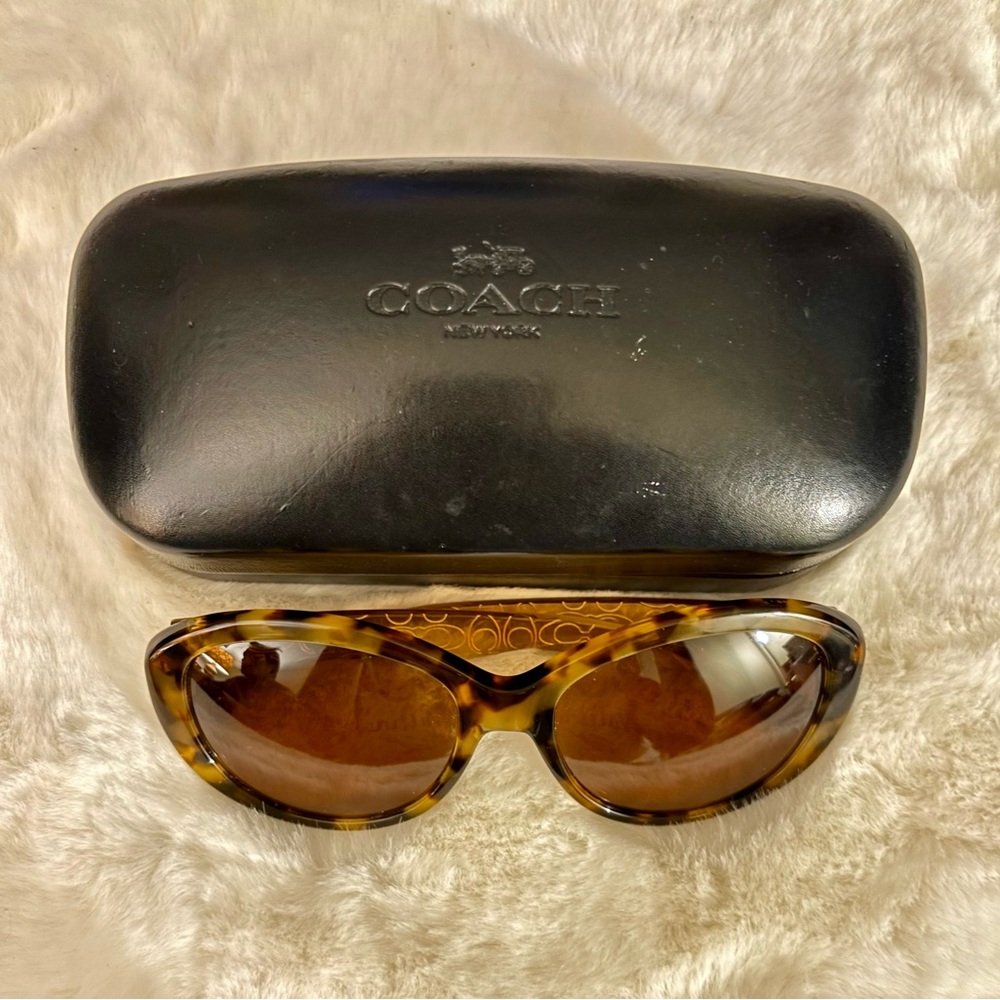 Coach | Brown Tortoise Shell Frames Tinted Lenses… - image 2